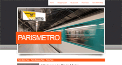 Desktop Screenshot of parismetro.com